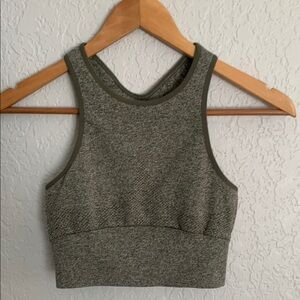 NEW Sz XS/S Free People FP Movement Sports Bra Crop Good Karma Green